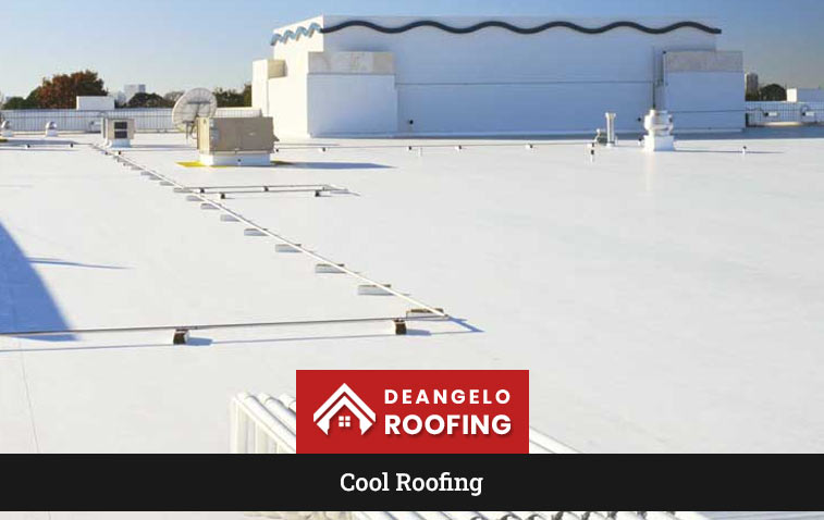 Reflective roofing materials used for cool roof